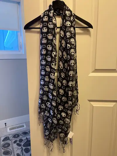 Disney Jack Skeleton Nightmare before Christmas Scarf, View more