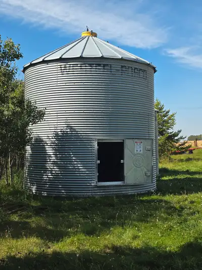 We’re selling our 2 silos. One was being used for grain and the other we just used as storage. They...