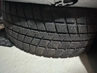 These Goodyear WinterCommand tires, sized 205/55/16, are in good used condition and ready to provide...
