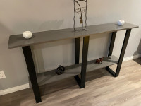 Console sofa entertainment table (#732) by TBayCraft