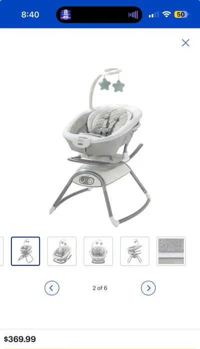 Graco Duet Glide Swing with Portable Rocker - Ashland, View more