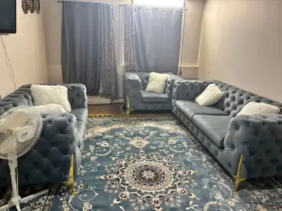 Tufted 6 seater sectional sofa set, View more