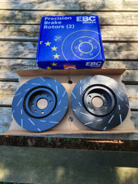 EBC USR414 Slotted Front Brake Discs Vented 4stud 284mm x 44mm