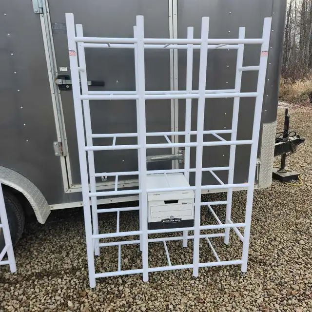 3 x White Plastic Shelving / Craft Units. in Bookcases & Shelving Units in Red Deer - Image 6