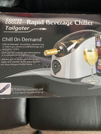 Rapid beverage chiller TAILGATER chill wine in demand ,in box