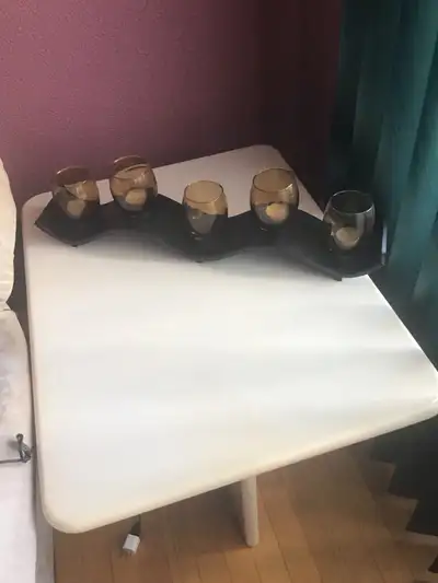 rack en métal avec 5 verres  pour lampions , View more