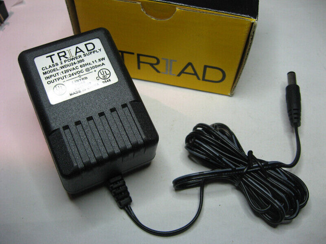 AC Adapter Wall Triad WDU24-300 24V DC 300ma Out New dans Appareils électroniques  à Ouest de l’Île