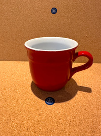 Emile Henry red coffee cup