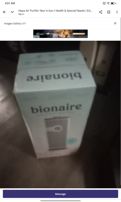 Air purifier New, View more