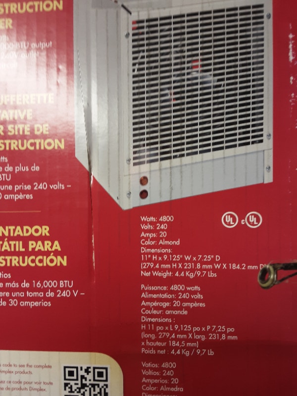 Dimplex shop heater 240v Other Owen Sound Kijiji