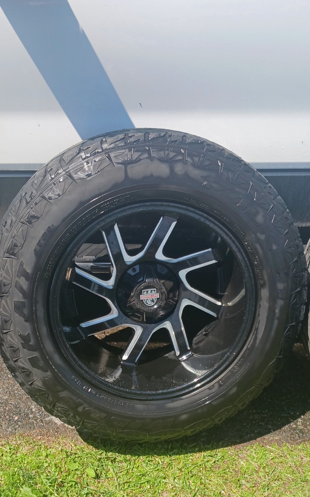 20x12 Center Line LT3 838 Rims w/ Falken Wildpeaks – Dual Bolt in Tires & Rims in Sault Ste. Marie