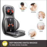Masseur de cou et dos avec compresse d'air et massage Shiatsu