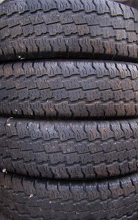 LTE235/80R17 x4 heavy duty tires, no rims