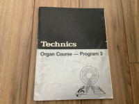 Music Book- Technics Organ Course - Program 3