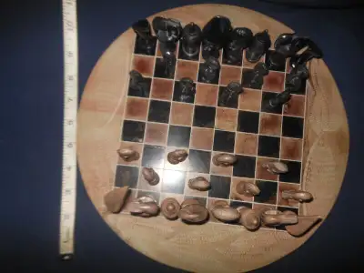 Chess Set with round chessboard, View more