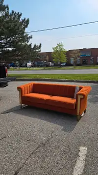 Orange Gold Sofa NEW**