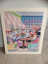 Walt Disney Laminated Print Minnie Mouse & Daisy Duck