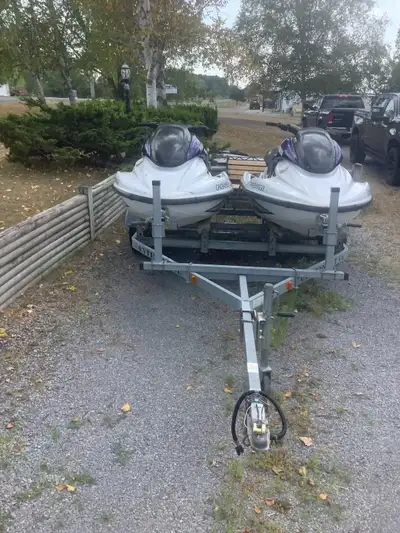 2 Waverunners on double trailer. Both 2001 and run great. Always professionally winterized every yea...
