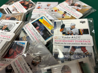 Mystery Team Packs NHL Hockey Cards Auto/Jersey Booth 263