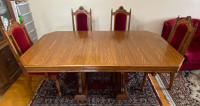 Dining Table & Cabinet Set