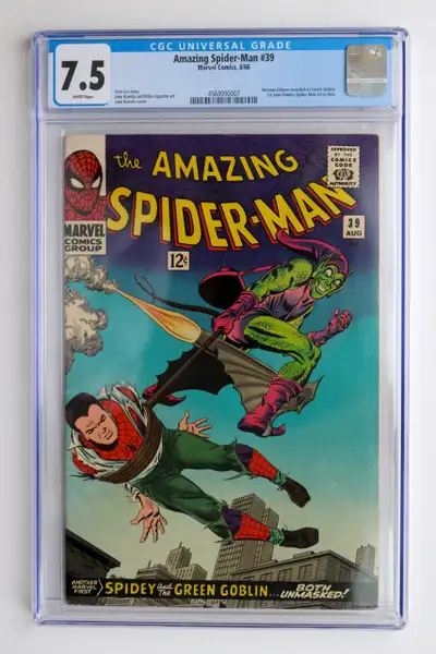 Amazing Spiderman 39 in CGC 7.5 and ASM 40 CGC 9.0 White pages, View more