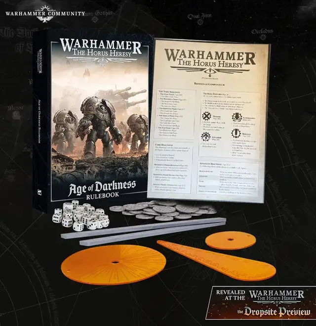 Horus Heresy 3 Saturnine Rulebook, Templates Dice Markers &more64578849685378120
