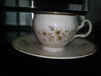 Belle vaisselle pour le thé en porcelaine fine