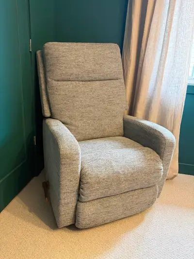 Grey La-Z-boy recliner/swivel chair, View more