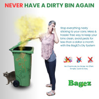 DIY garbage can cleaning equipment