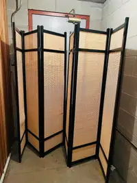 Wood frame & Bamboo Floorscreen