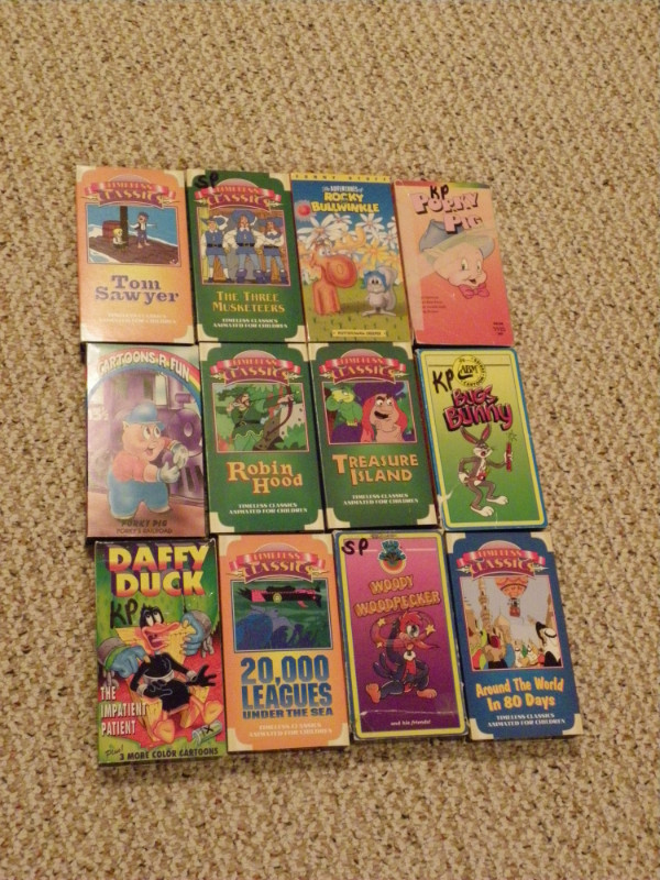 Assorted Cartoon/Disney VHS tapes 20.00 for all in CDs, DVDs & Blu-ray in Kamloops - Image 3