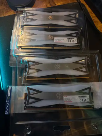 XPG 8gb x 4 ram (32gb) sticks DDR4 with RGB Reason for selling: upgraded my ram sticks