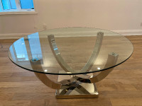 Martin Daniel Glass Table