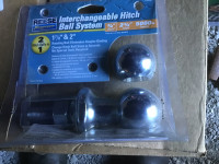 * Reese Interchangeable Hitch Ball System. 2 balls, 1 7/8 inch a