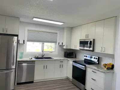 Upper level out of 3 bedroom, master bedroom with attached half washroom available on Aug 1st in Tem...