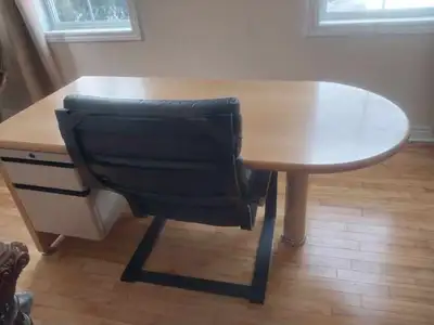 2 Matching Hardwood desks with File storage, View more