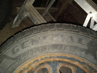 TIRES SET OF 4 SNOW TIRES VGC WITH RIMS.
