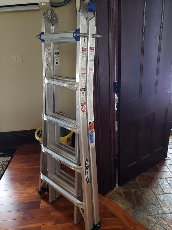 Werner Aluminum Telescoping MultiPurpose Ladder Ladders & Scaffolding Hamilton Kijiji
