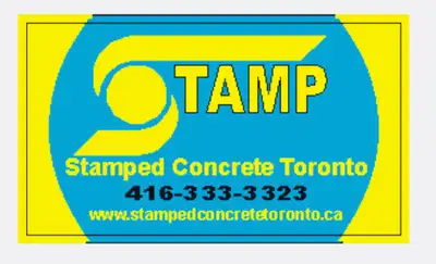 Stamped concrete- Any concrete work 416 333-3323