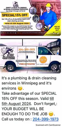 Swift & Neat Plumbing & Drain Cleaning Services