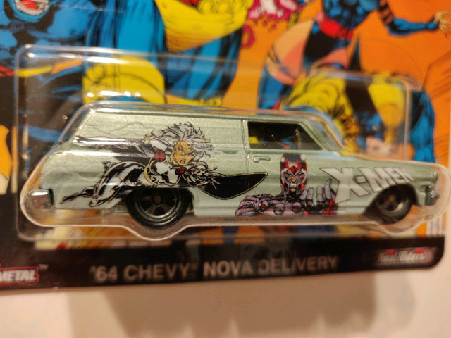 New Hot Wheels Marvel X-Men '64 Chevy Nova Delivery 1:64 diecast in Toys & Games in City of Toronto - Image 2