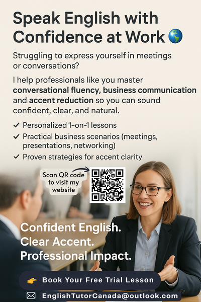Speak English With Confidence At Work - English Tutor & Coach, View more