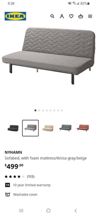 Ikea Foldable Queen Sofa Bed