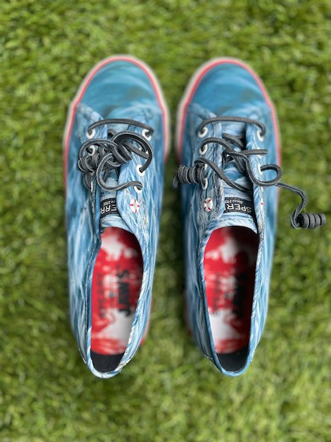 Sperry Womens 7 JAWS Special Edition Blue Water Boat Shoes Sneak in Women's - Shoes in City of Toronto