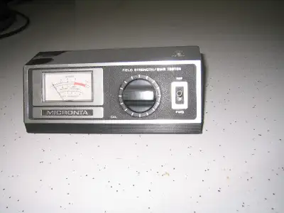 Ham Radio Micronta C.B. SWR Field Strength Meter. Unit looks good shape, little dusty but probably w...