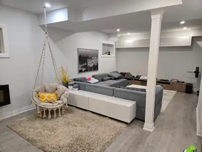 Newly renovated 1 bedroom basement apartment for rent. Close to highway 412 and 401 entrance. 8ft ce...