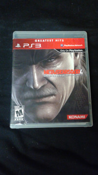 PS3 game - Metal Gear Solid 4: Guns of the Patriots