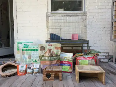 Cage pour petits animaux, avec équipements, View more