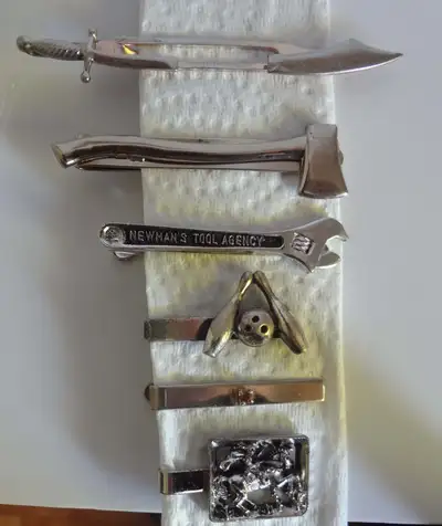 VINTAGE Mid Century Modern ERA TIE CLIP #3, View more