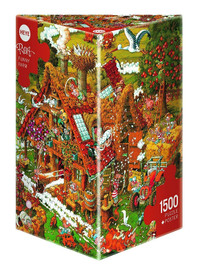 PUZZLE HEYE 1500 RYBA FUNNY FARM COMME NEUF TAXE INCLUSE